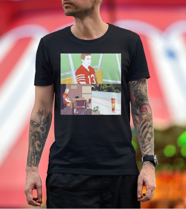 Premium T-Shirt: Bye Week Mood Football Reflection Trio T-Shirt Bye Week Mood Football Reflection Trio T-Shirt