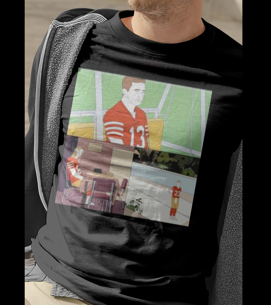 Bye Week Mood Football Reflection Trio T-Shirt