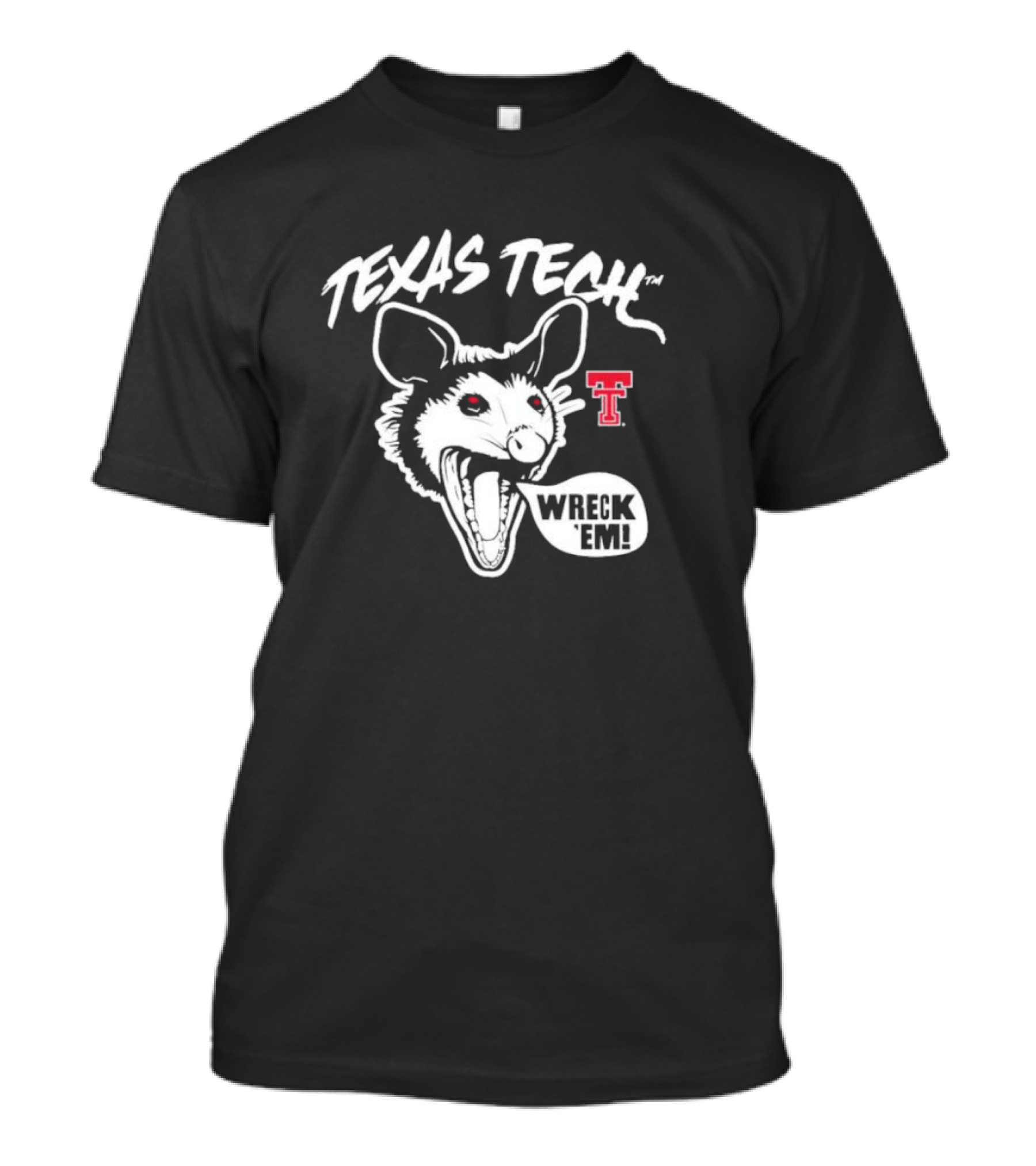 Texas Tech Wreck ’Em Possum Red Raider Spirit T-Shirt