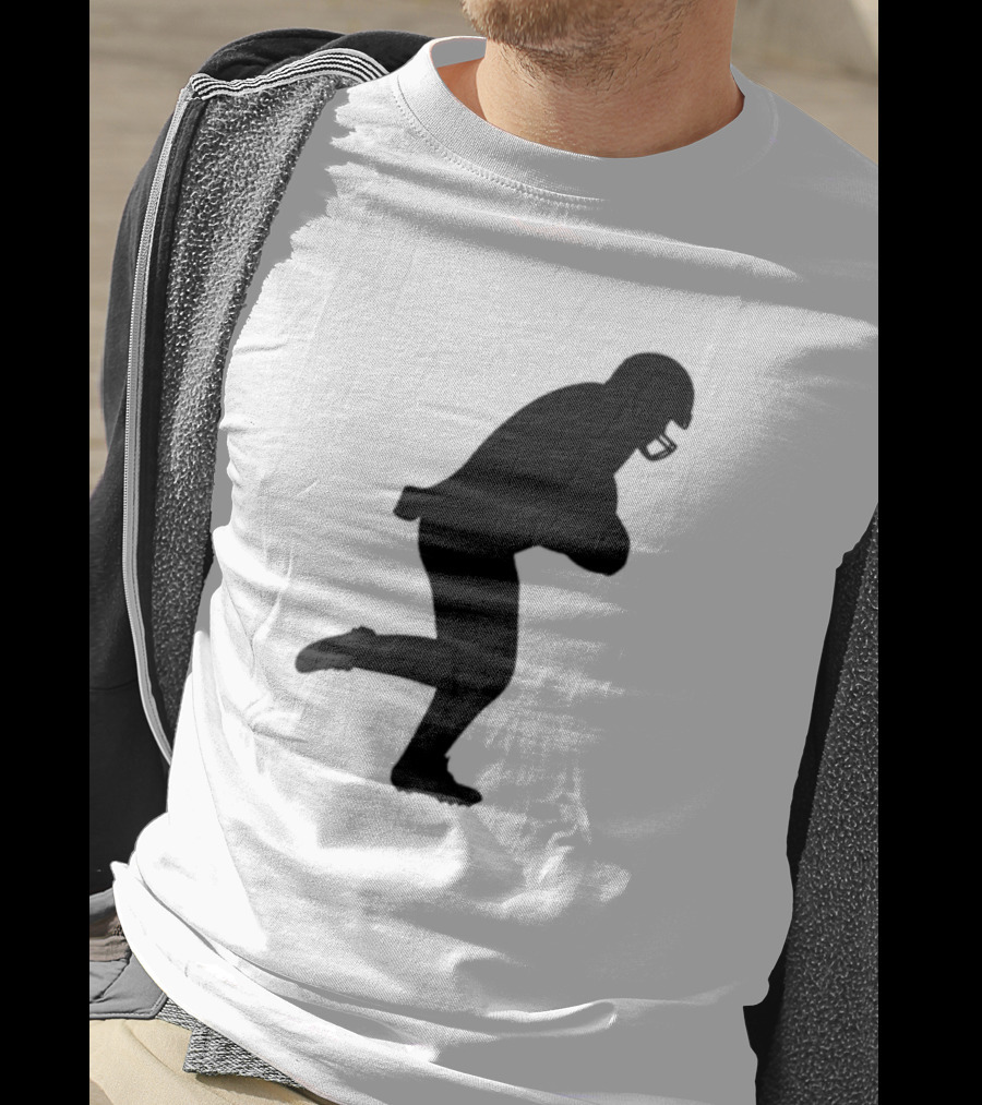 The Legend Of The Cincy Hat Scamper Silhouette Football Player T-Shirt
