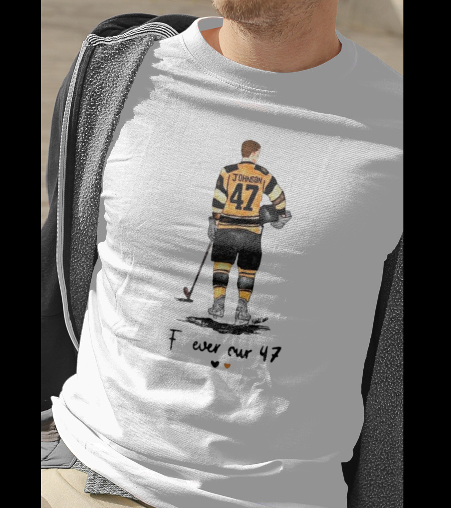 Adam Johnson Forever Our 47 Hockey T-Shirt