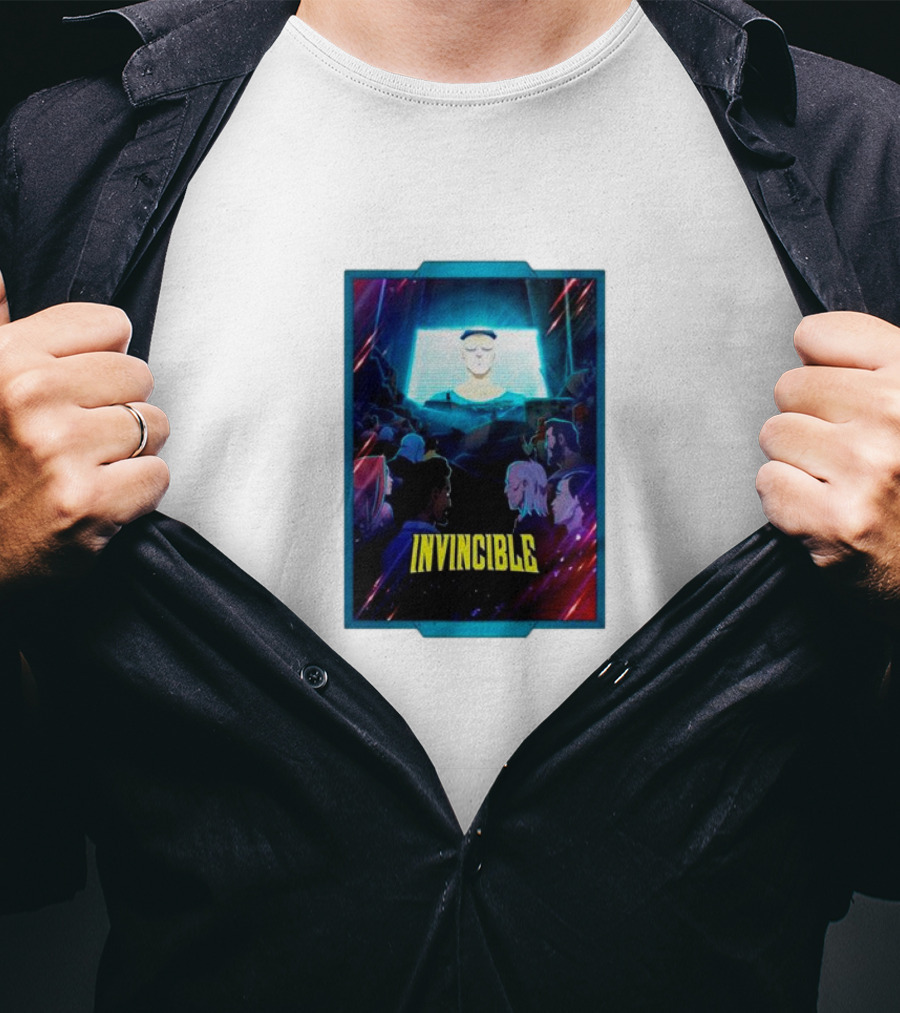 Invincible Season Two Episode One Animated Characters And Vibrant Colors T-Shirt