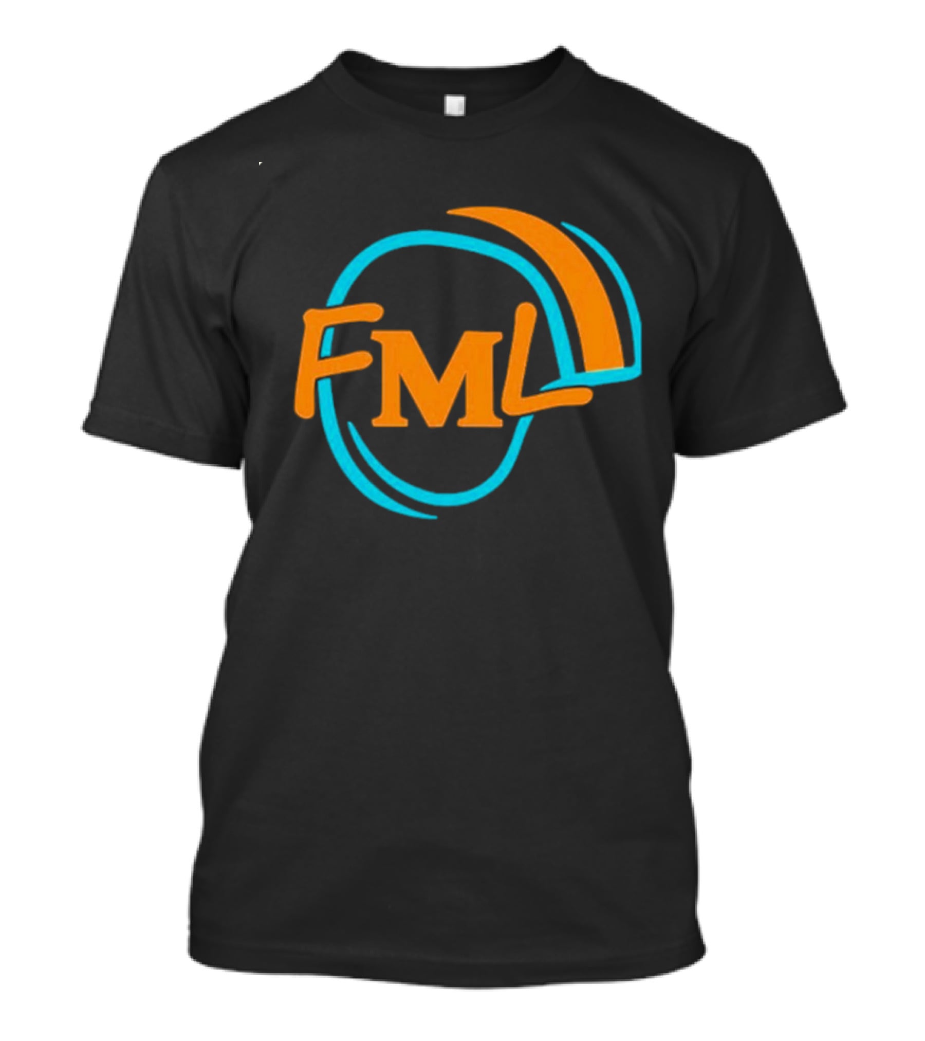 Miami Dolphins Fml Aqua Orange Football T-Shirt
