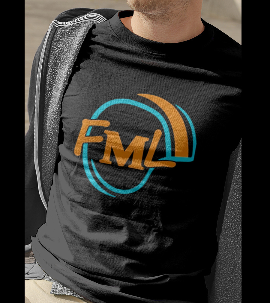 Miami Dolphins Fml Aqua Orange Football T-Shirt