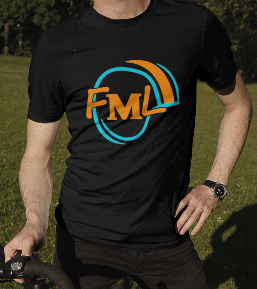 Miami Dolphins Fml Aqua Orange Football T-Shirt