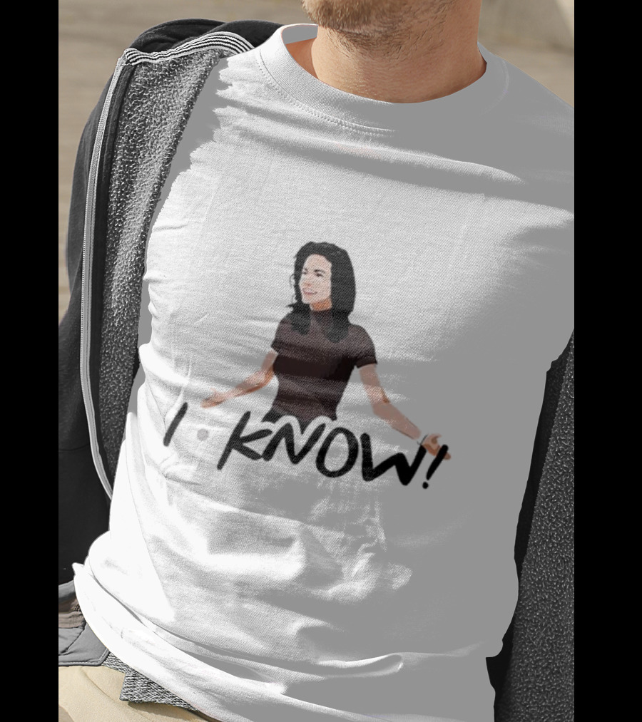 Monica Geller I Know Santa Friends I Know T-Shirt