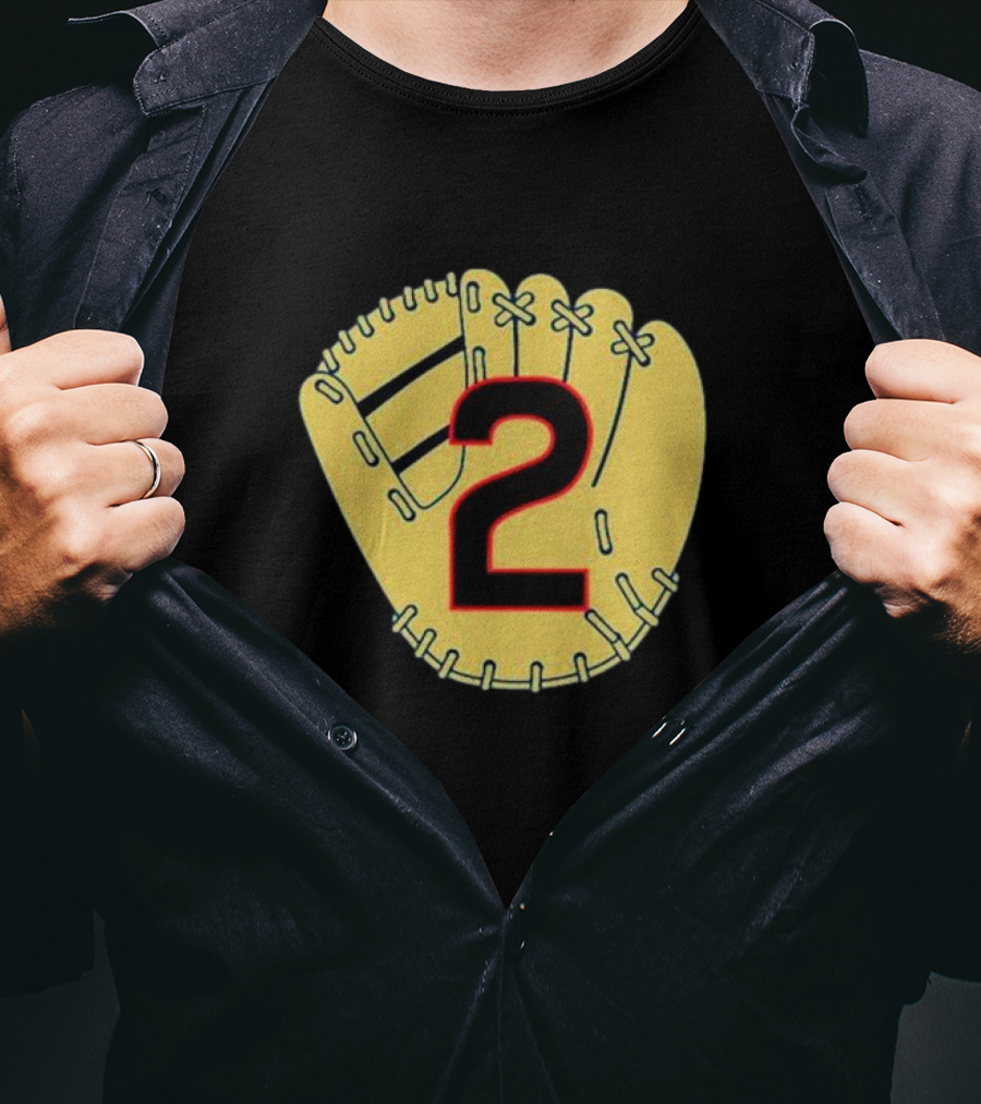 Nico Hoerner Baseball Glove Number 2 T-Shirt