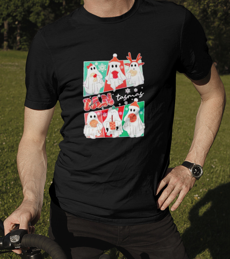 Pantasmas Ghost Christmas Santa Conchas Festive Fun T-Shirt