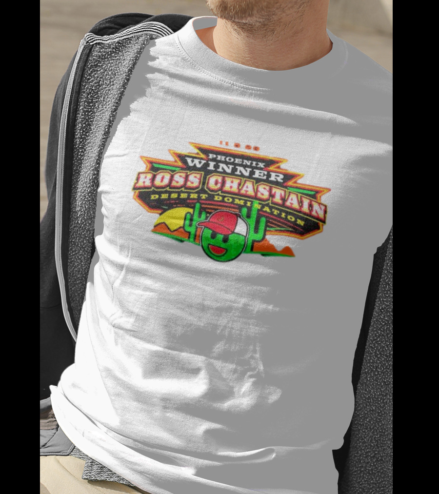 Phoenix Winner Ross Chastain Desert Domination 11.5.22 Cactus And Racing Helmet T-Shirt