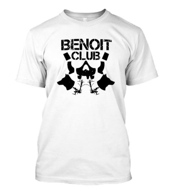Benoit Club Skull And Wolf T-Shirt