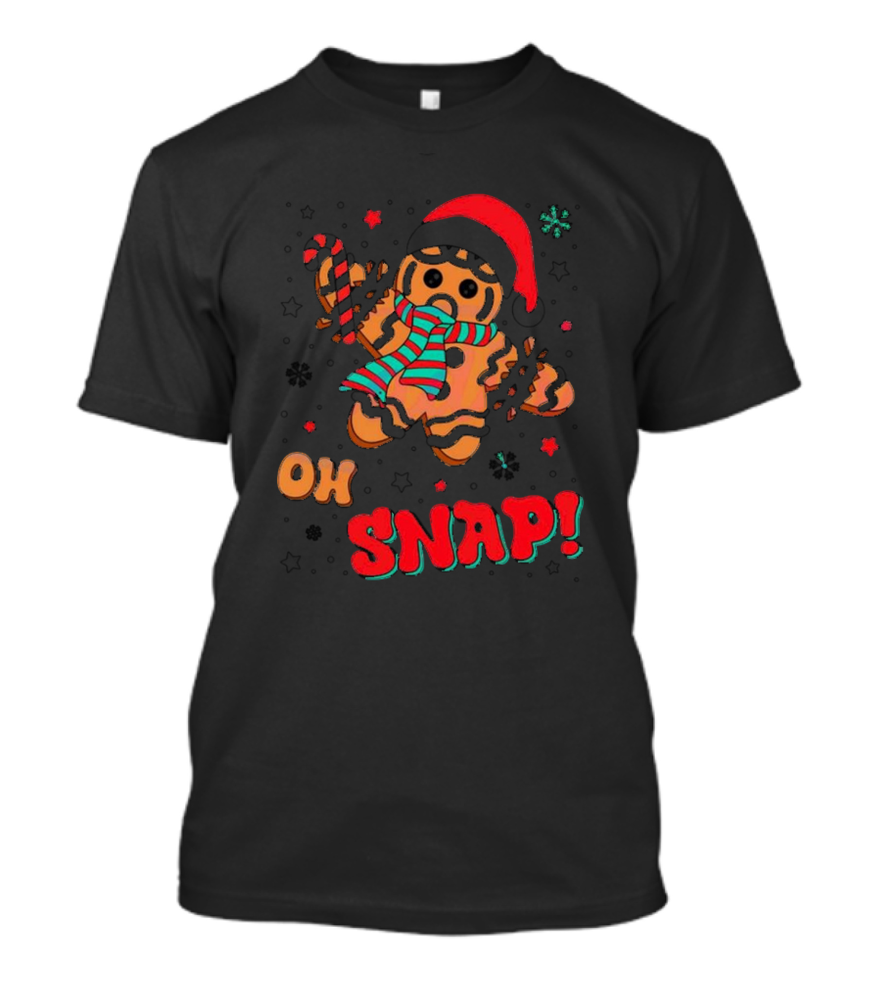 Oh Snap Gingerbread Christmas T-Shirt