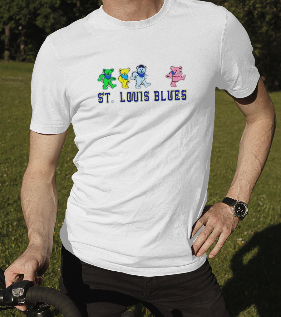 Grateful Dead St. Louis Blues Dancing Bears T-Shirt