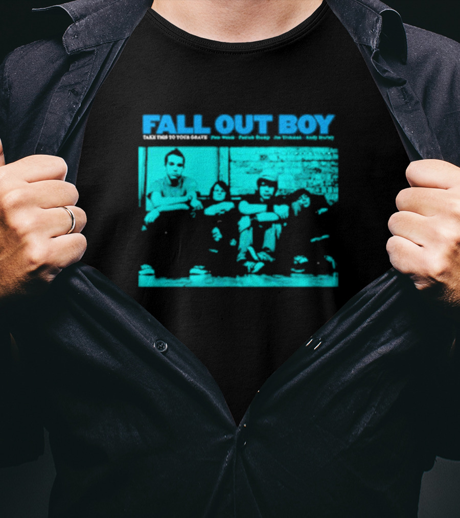 FALL OUT BOY Take This To Your Grave Pete Wentz Patrick Stump Joe Trohman Andy Hurley T-Shirt