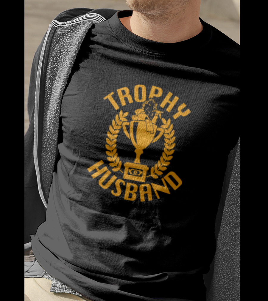 Trophy Husband Golden Cup Laurel T-Shirt
