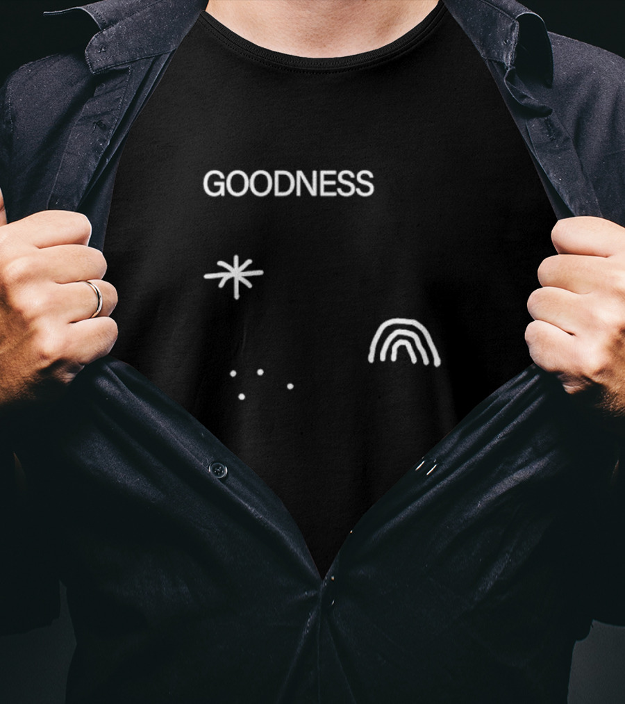 GOODNESS Star Rainbow And Dots By Chris Stedman T-Shirt