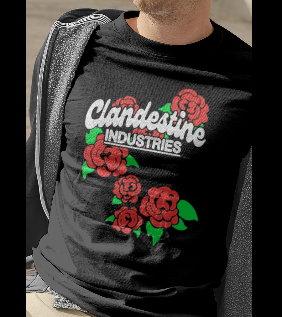 Clandestine Industries Red Roses T-Shirt