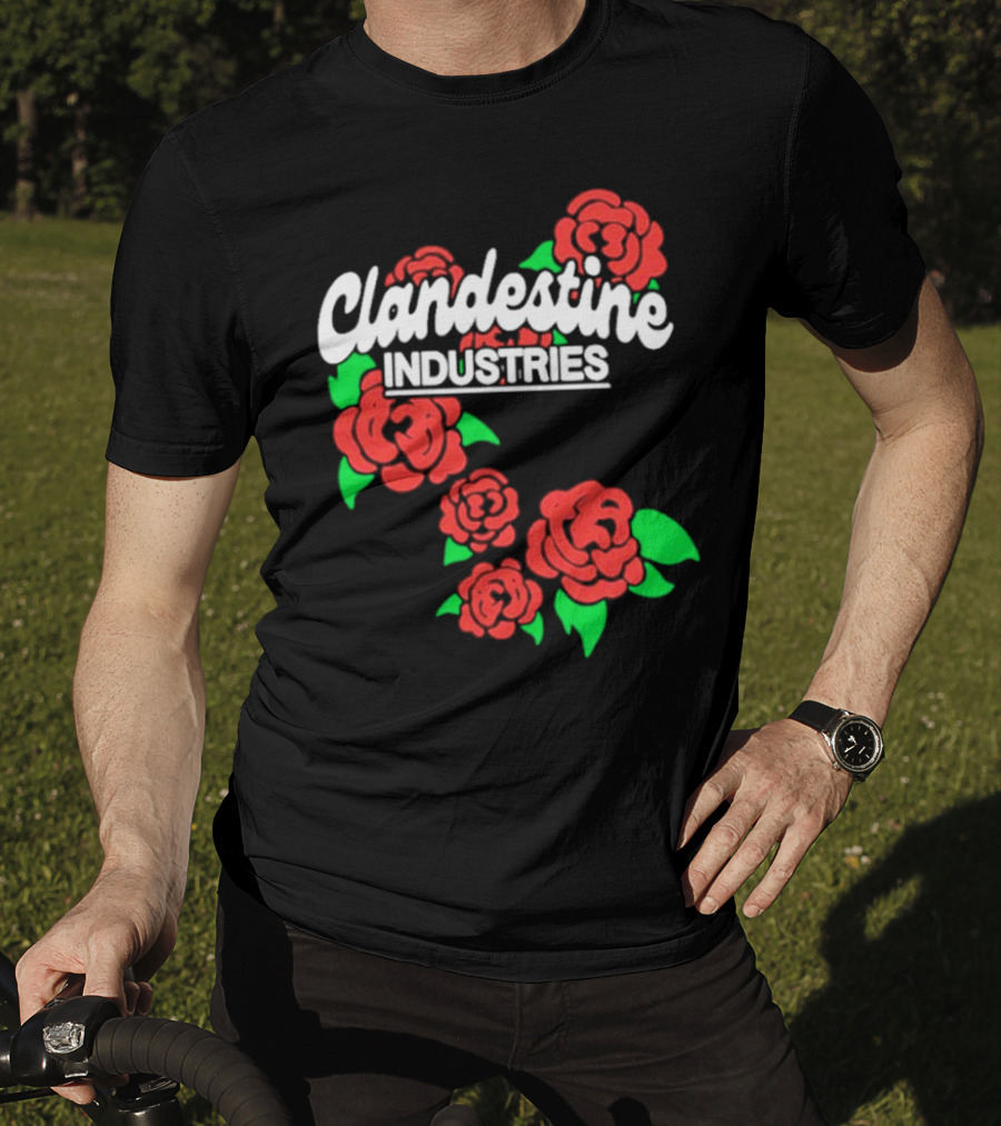 Clandestine Industries Red Roses T-Shirt
