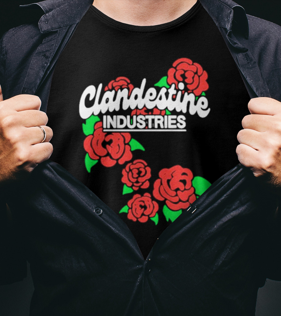 Clandestine Industries Red Roses T-Shirt