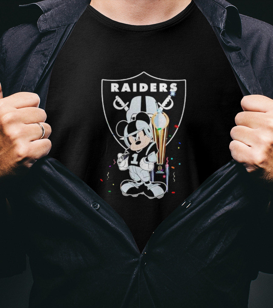 Las Vegas Raiders Mickey Player Trophy T-Shirt