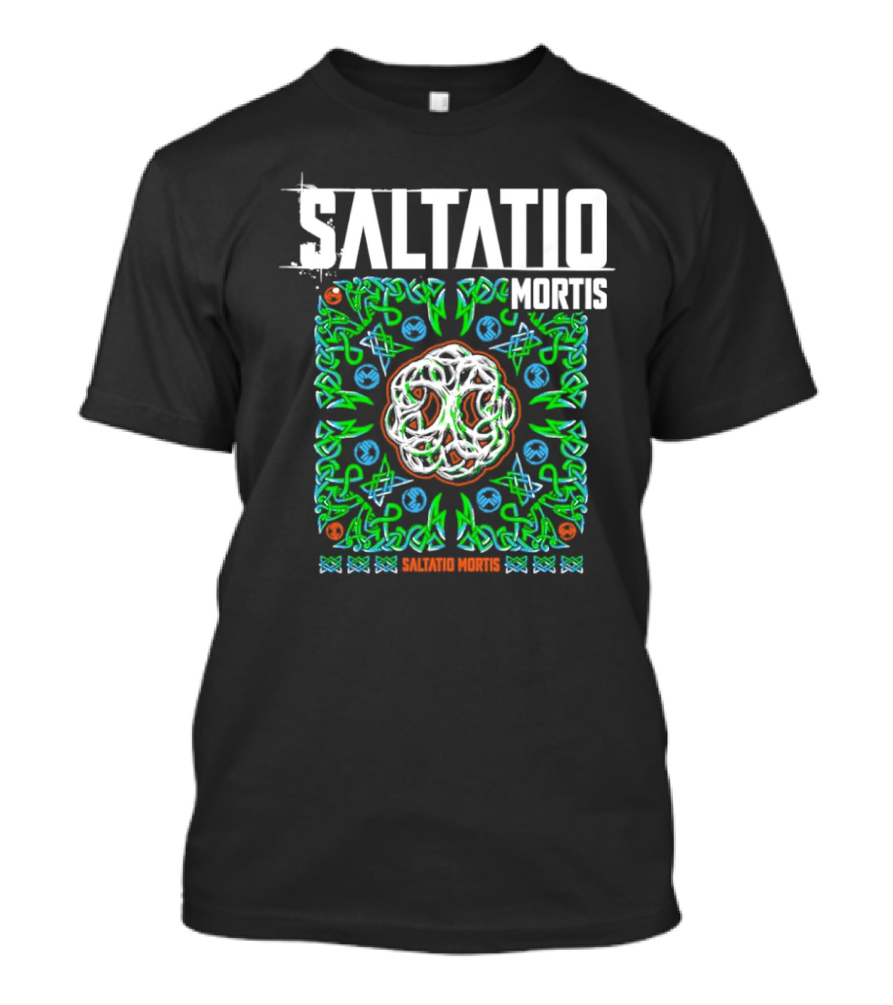 Saltatio Mortis Celtic Knotwork Green Mystical T-Shirt