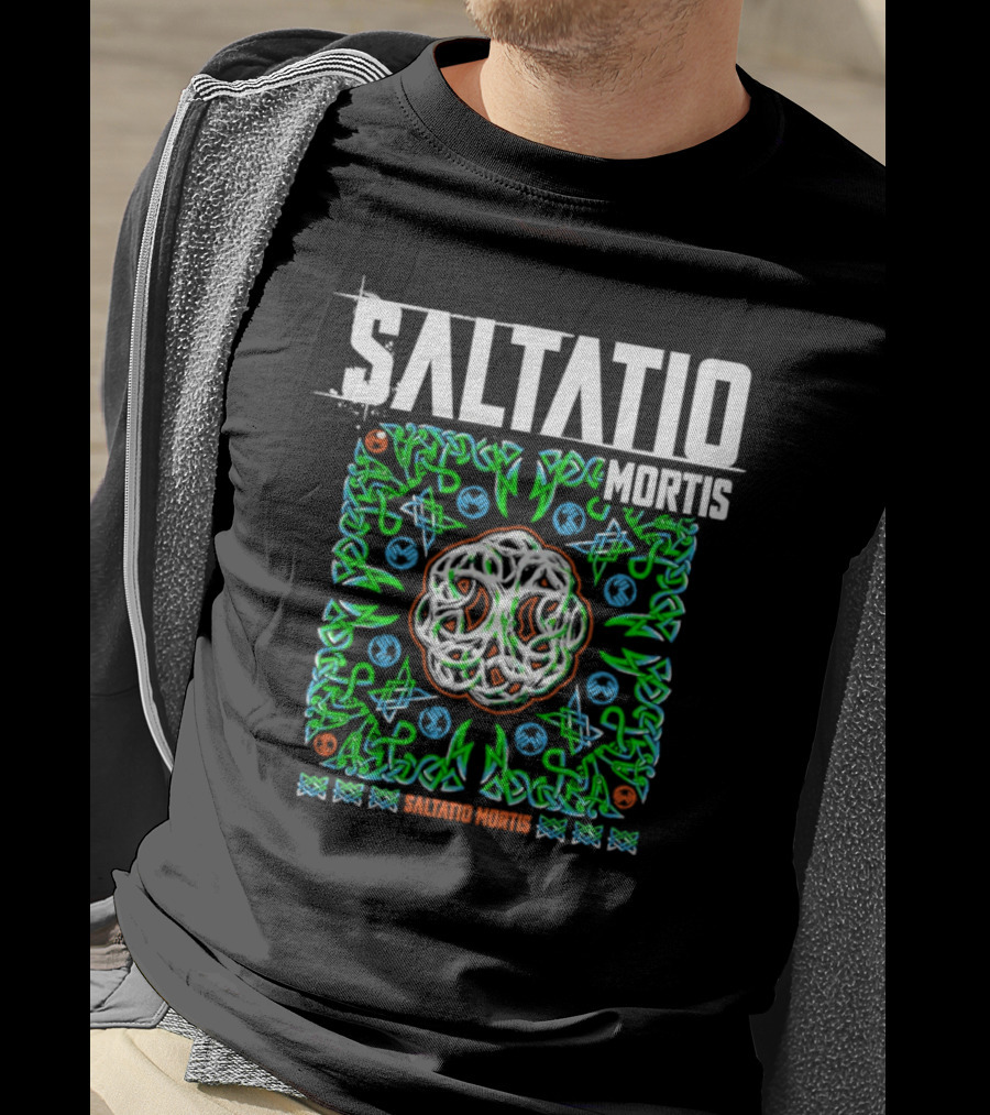 Saltatio Mortis Celtic Knotwork Green Mystical T-Shirt