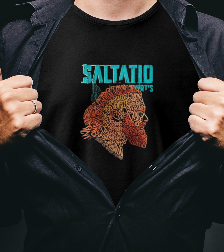 Saltatio Mortis Taugenichts Typo Alea Word Art Head T-Shirt