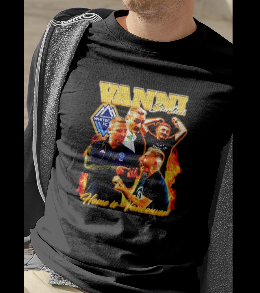 Vanni Sartini Vancouver Whitecaps FC Home Is Vancouver Bootleg T-Shirt