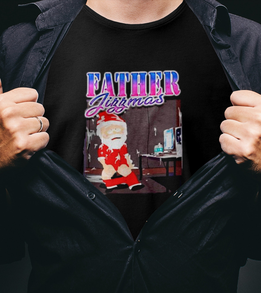 Father Jizzmas Funny Santa T-Shirt