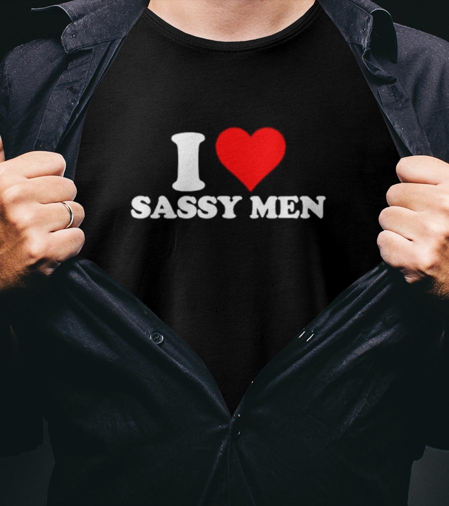 I Heart Sassy Men T-Shirt