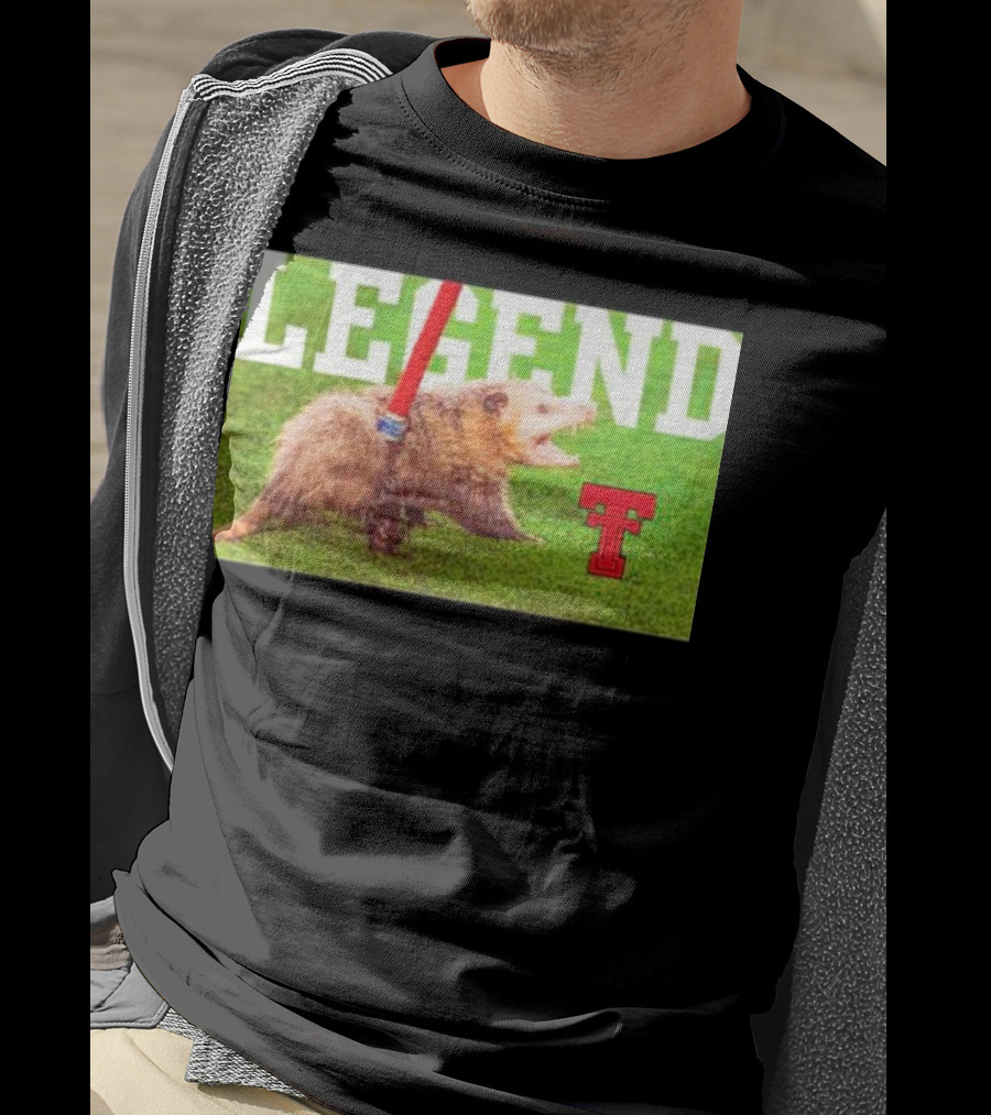 Opossum Legend Texas Tech Football T-Shirt