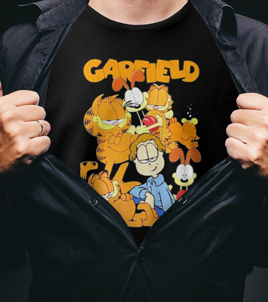 Garfield And Friends Group Character T-Shirt