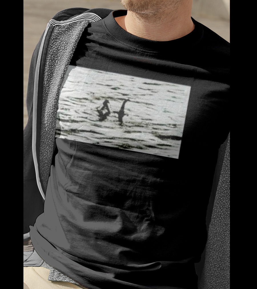 Louis Wearing Palace Nessie Surfers On Loch Ness Monster T-Shirt
