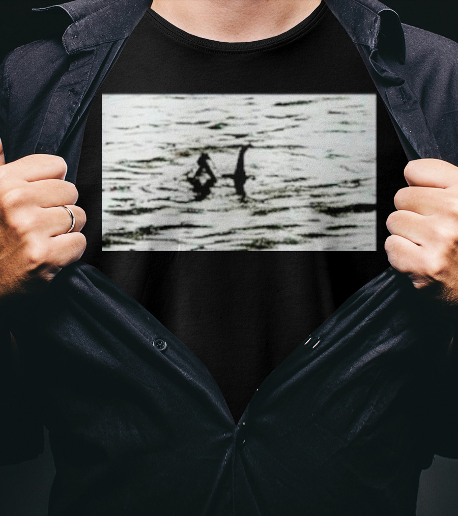 Louis Wearing Palace Nessie Surfers On Loch Ness Monster T-Shirt