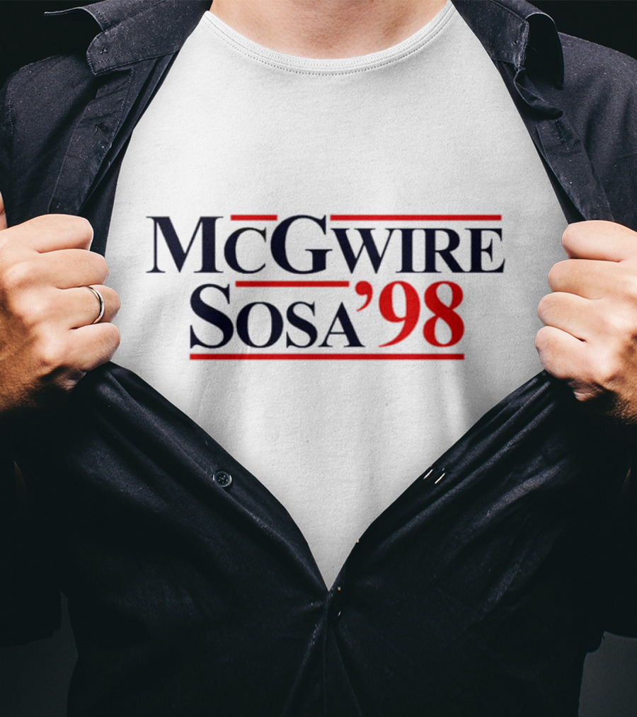 McGwire Sosa '98 Baseball Home Run Chase T-Shirt