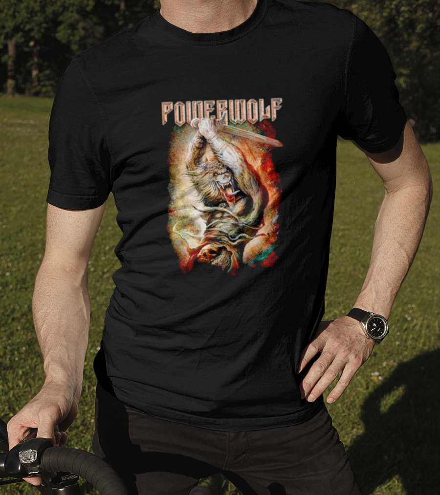 Powerwolf Wolves Of War Fearless Battle Charge T-Shirt