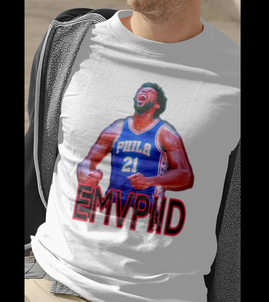 EMVPIID Joel Embiid Philadelphia 76ers Phila 21 T-Shirt