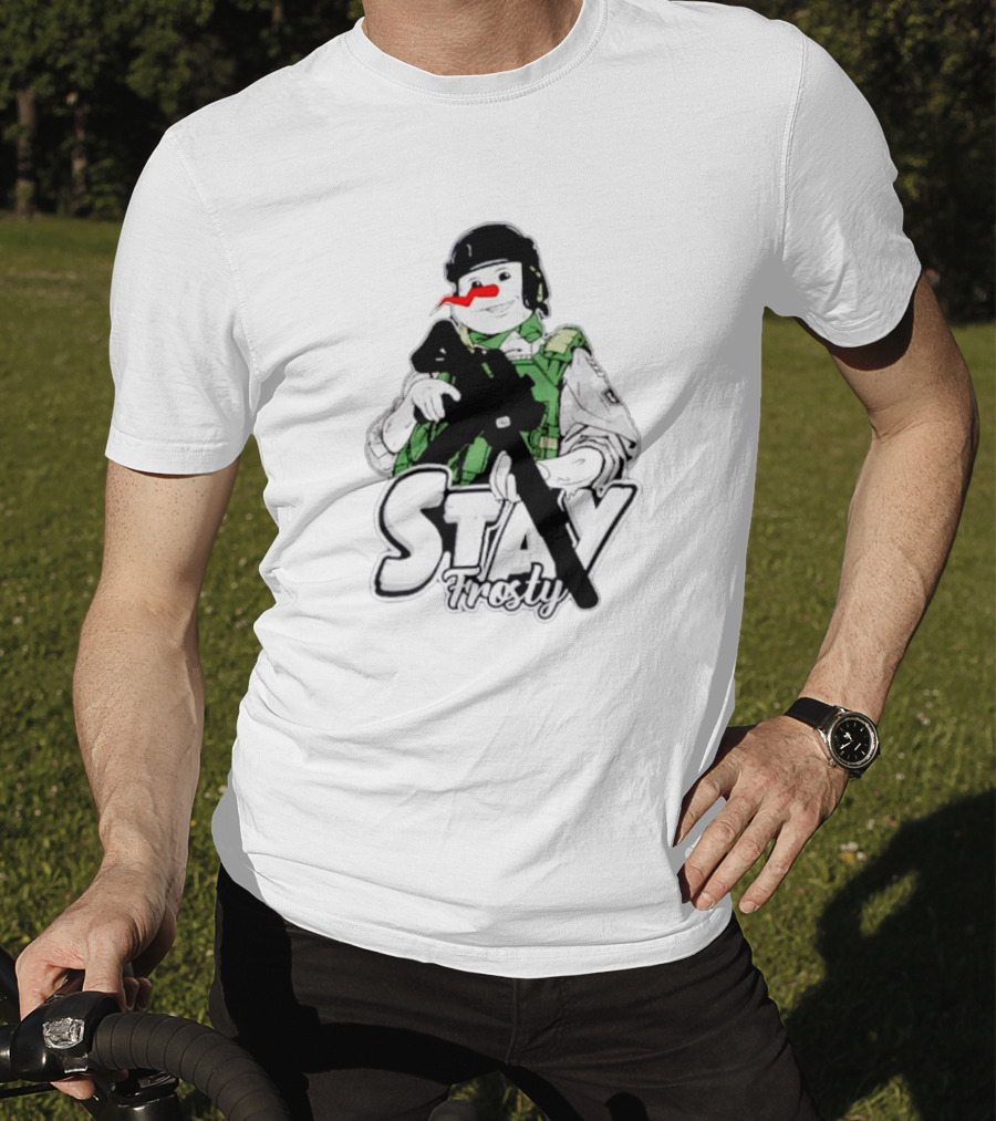 Stay Frosty Snowman Army T-Shirt