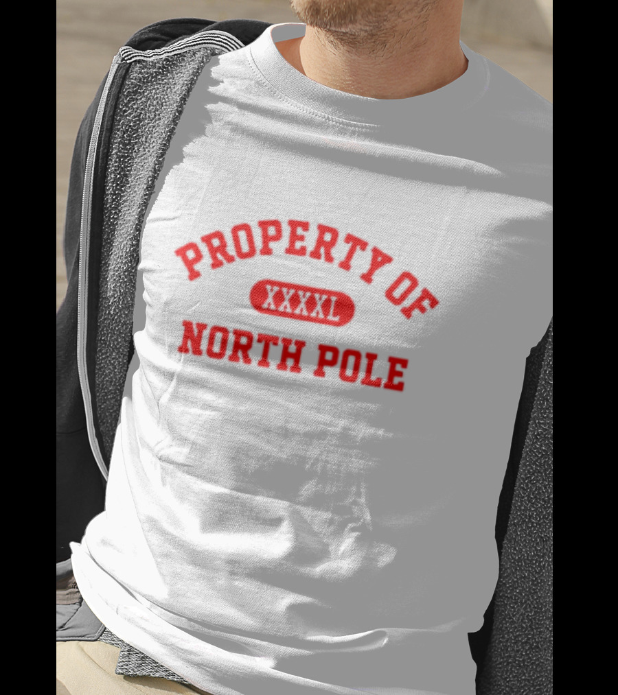 Property Of North Pole XXXXL Santa Clauses Riley T-Shirt