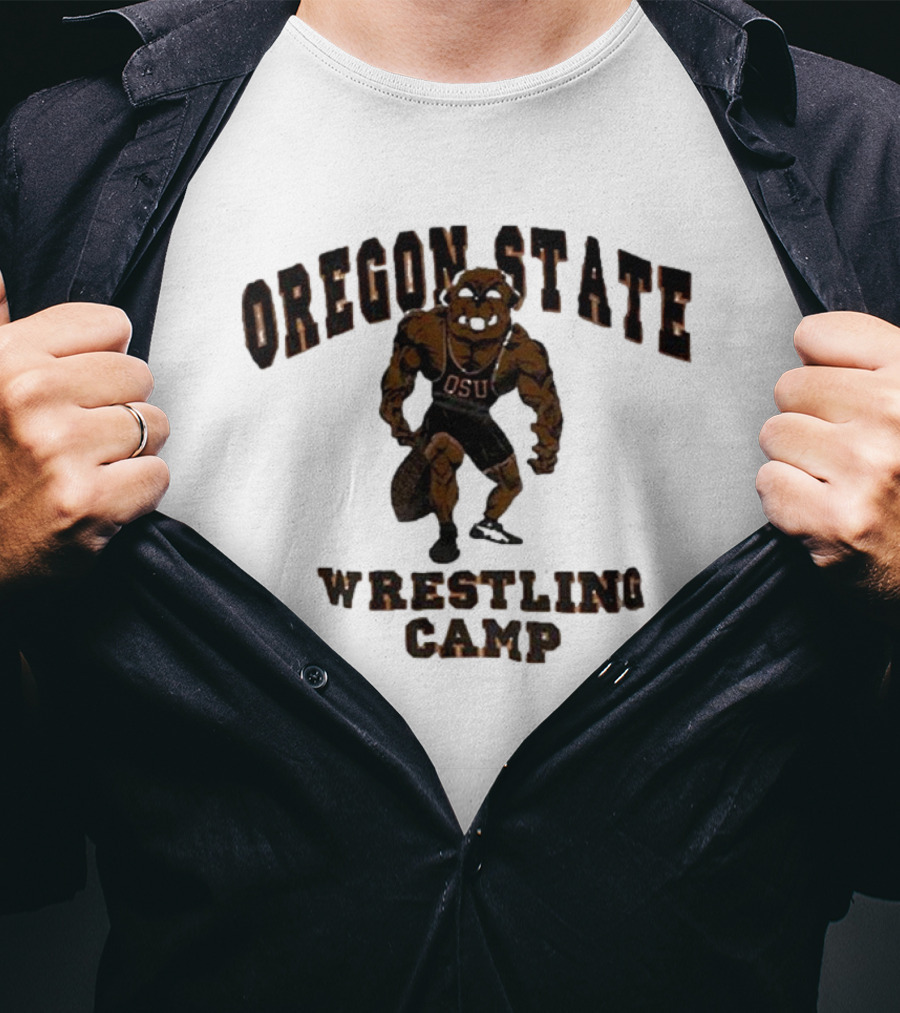 Oregon State OSU Wrestling Camp Vintage Beavers T-Shirt