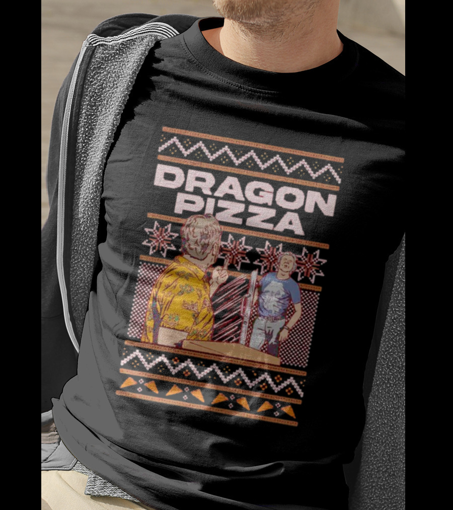 Dragon Pizza Dave Portnoy Retro T-Shirt