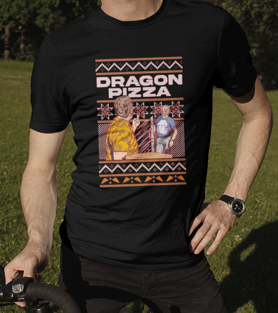 Dragon Pizza Dave Portnoy Retro T-Shirt