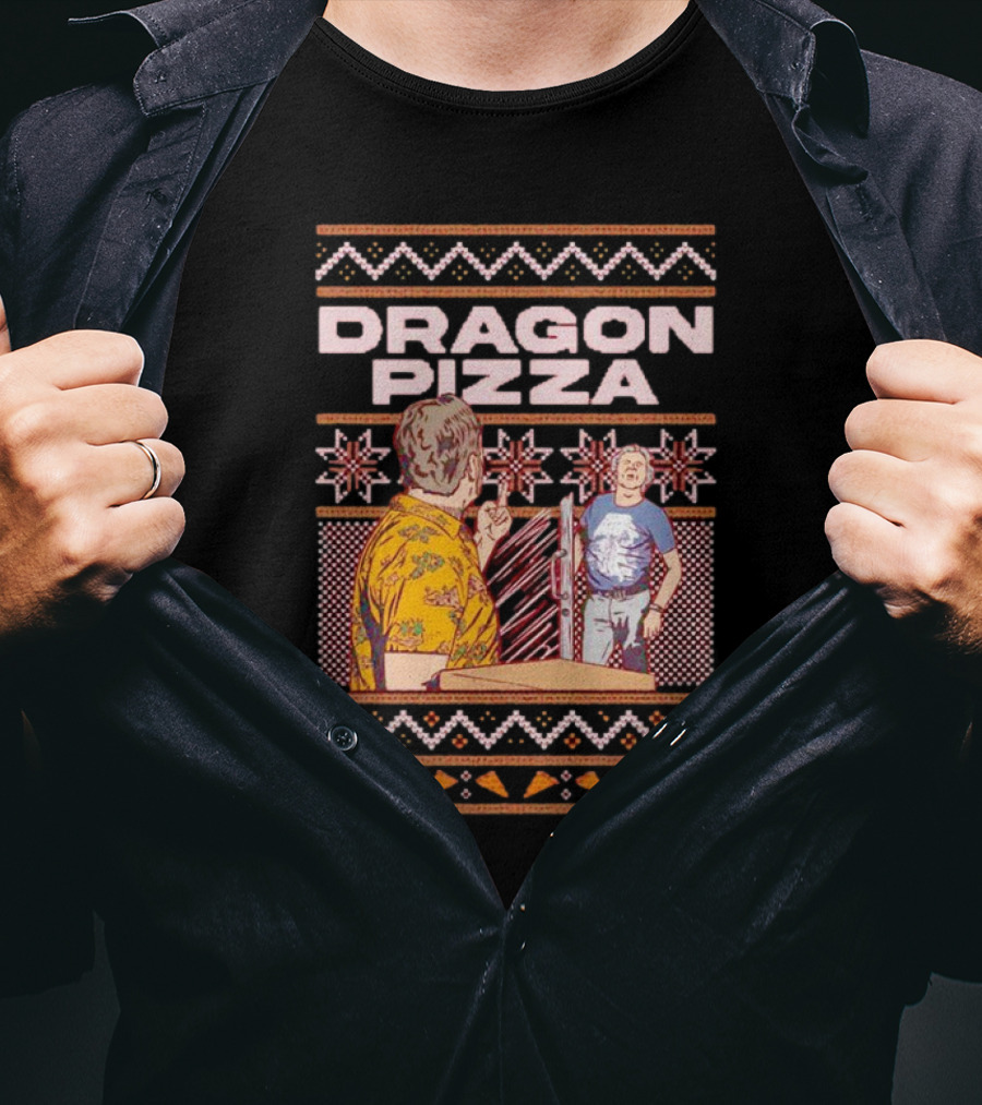 Dragon Pizza Dave Portnoy Retro T-Shirt