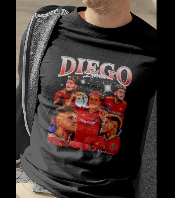 Diego Luna Real Salt Lake Soccer Star Bootleg T-Shirt