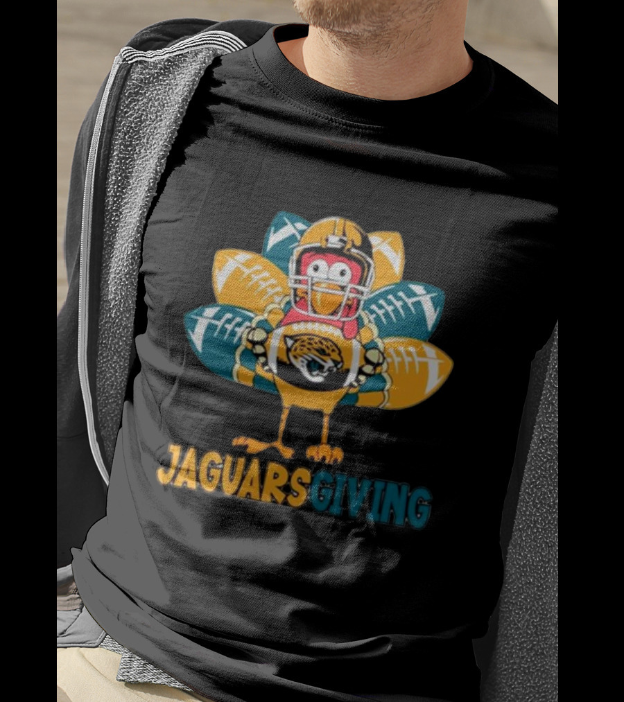 Jaguarsgiving Thanksgiving Jacksonville Jaguars Turkey T-Shirt