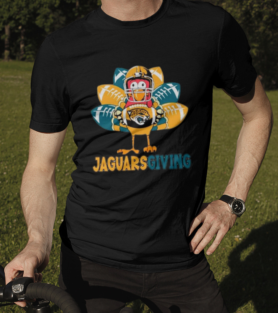 Jaguarsgiving Thanksgiving Jacksonville Jaguars Turkey T-Shirt
