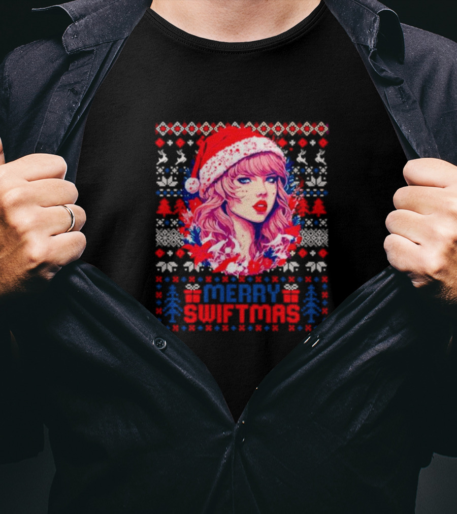 Merry Swiftmas Festive Christmas T-Shirt