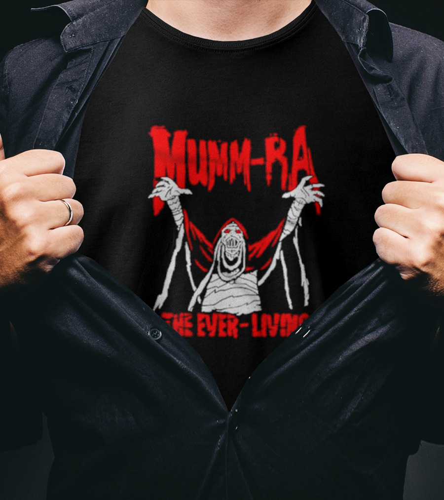 Mumm-Ra The Ever-Living Red And White T-Shirt