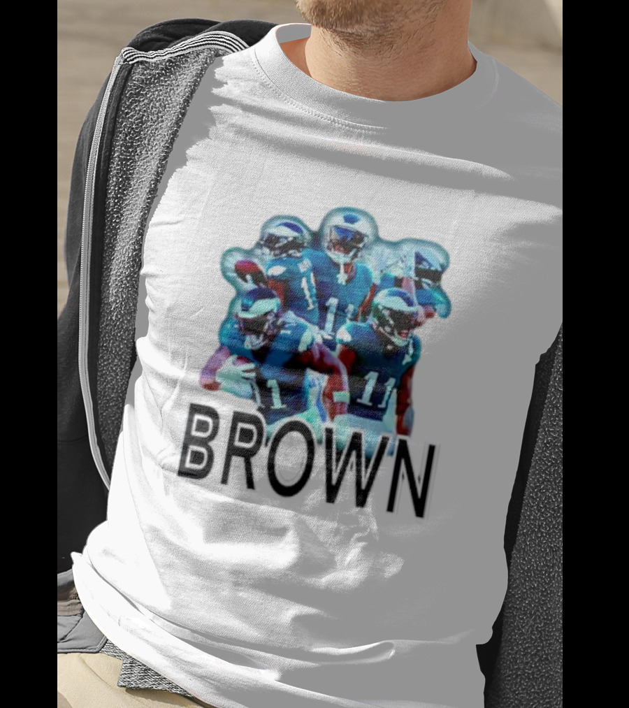 Philadelphia Eagles AJ Brown NFL Football T-Shirt