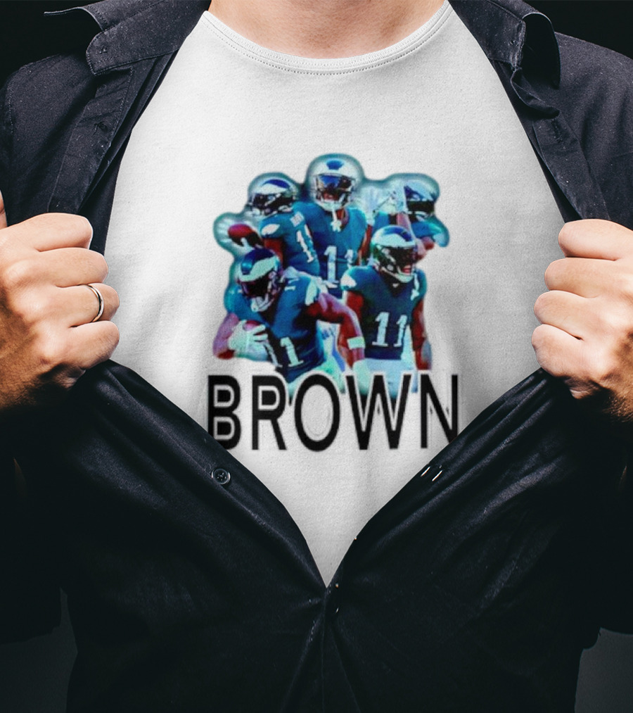 Philadelphia Eagles AJ Brown NFL Football T-Shirt