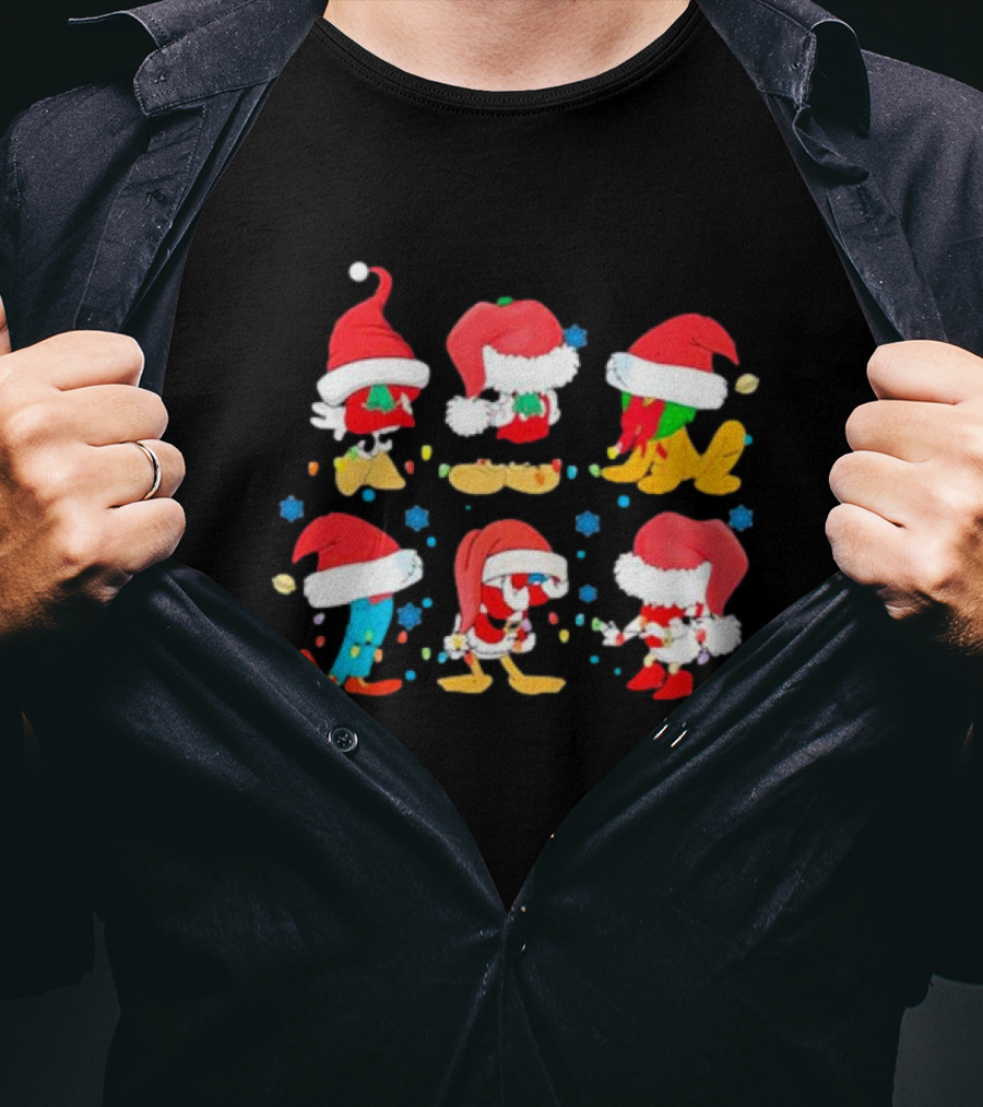 Santa Mouse And Friends Holiday Cheer T-Shirt